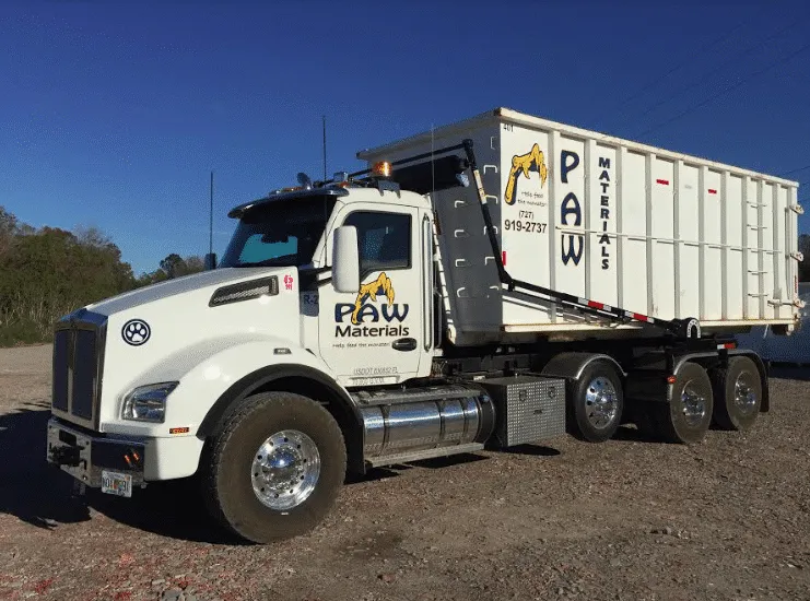 43 Yard Container roll-off dumpster from PAW Materials